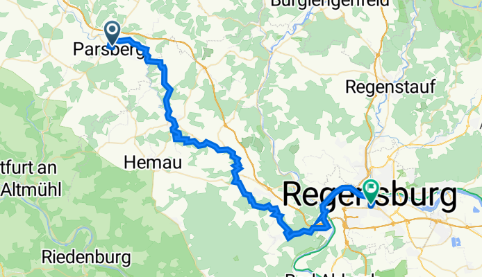 Parsberg-Regensburg-Laaberradweg