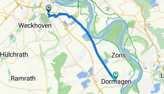 Neuss Brüsseler Str. nach Krefelder Straße 1, Dormagen