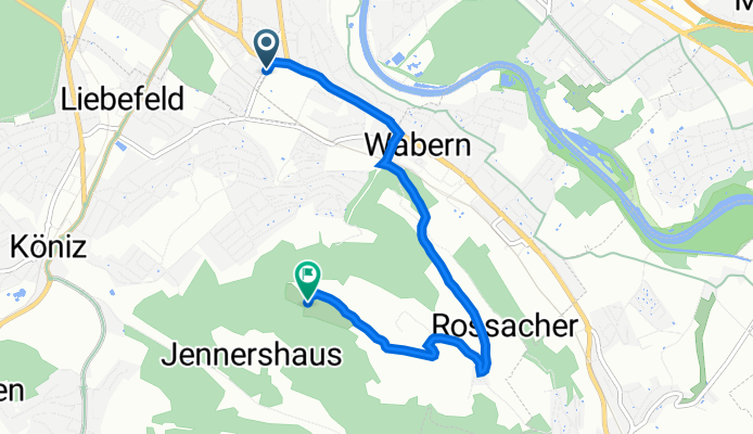 Morillonstrasse 44, Bern nach Gurten Kulm, Wabern