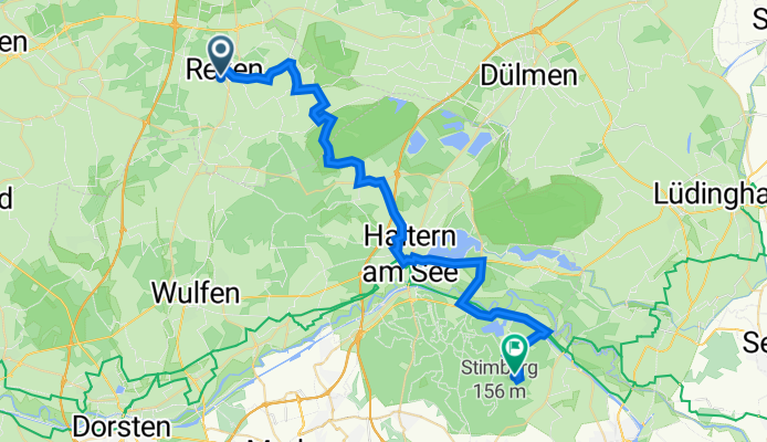 Surkstamm 22, Reken nach Redder Straße 421, Datteln