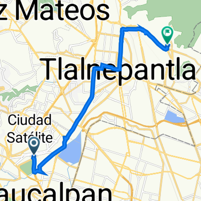 Boulevard Manuel Ávila Camacho 7, Naucalpan a Calle Alabarda 32, Tlalnepantla de baz