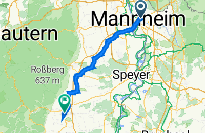 Route in der Bikemap App öffnen