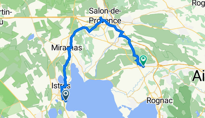 Avenue des Heures Claires 210, Istres to Avenue Louis Pasteur 2, La Fare-les-Oliviers