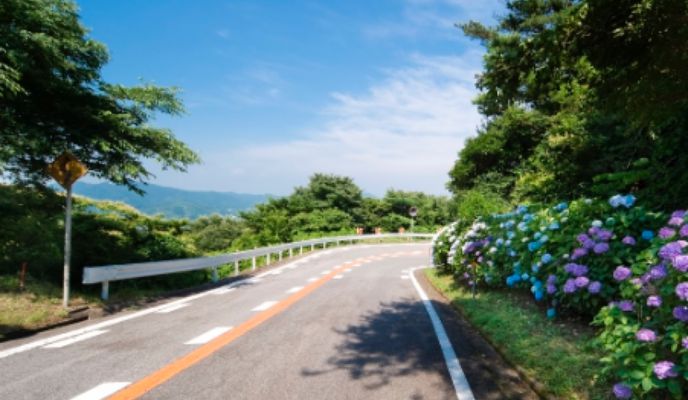 Foto 1 der Bikemap-Route "県道215号, 名古屋市千種区 to 金平町寺中28, 蒲郡市"