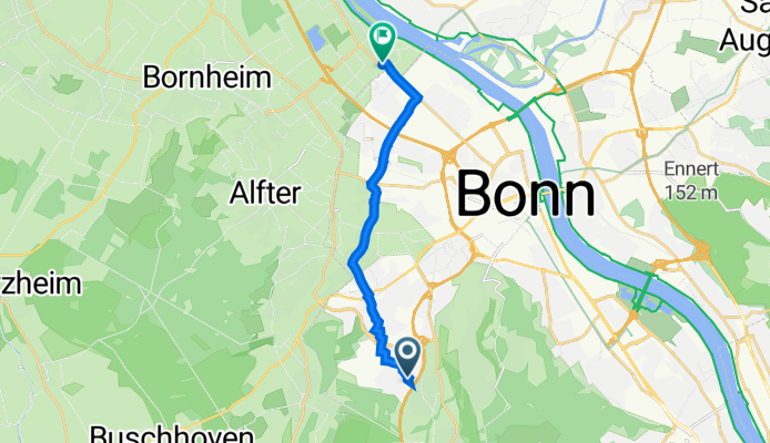 Hans-Grade-Straße 5, Bonn nach Wöhlerstraße 10, Bornheim
