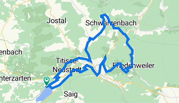 Titise _ Schottenbühl _ Schwärzenbach _ Tomilishäusele _  Friedensweiler _ Neustadt