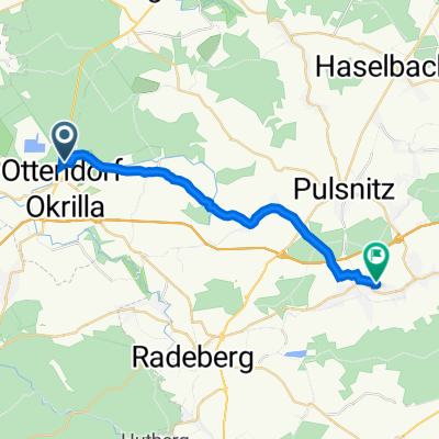 Königsbrücker Straße 40, Ottendorf-Okrilla nach Breitscheidstraße 11, Großröhrsdorf