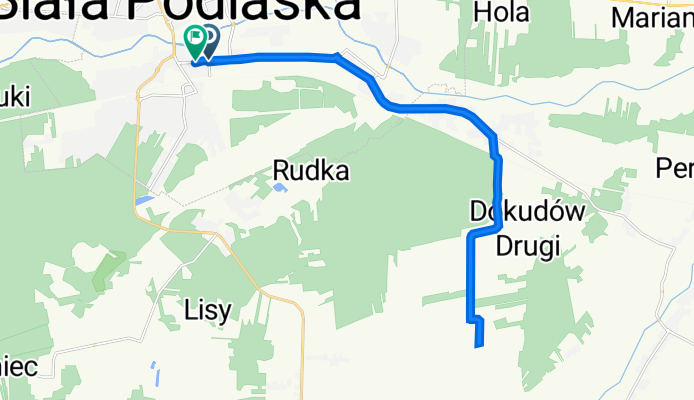 al Tysiąclecia 31, Biała Podlaska do Sidorska 3, Biała Podlaska