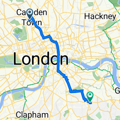 14–16 Hawley Crescent, London to 2 Wood's Road, London