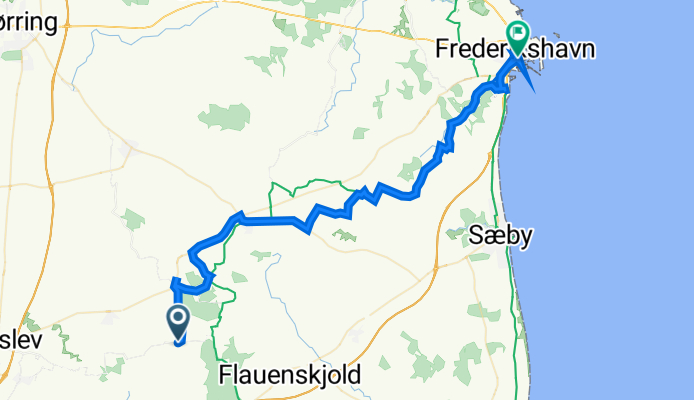 Agnetevej 1, Jerslev Sogn nach Lodsgade 14, Frederikshavn