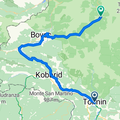 DA TOLMIN A TRENTA 1° ALTERNATIVA