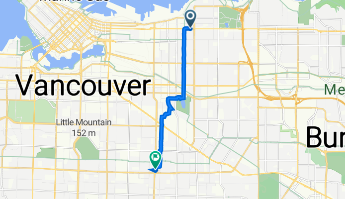 2265 E Hastings St, Vancouver to 5626 Knight St, Vancouver