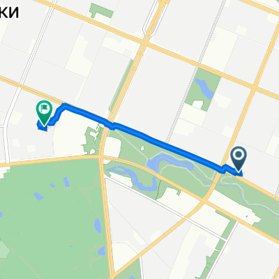 От проспект Луначарского 94 корпус 2, Санкт-Петербург до улица Сантьяго-де-Куба 6к4, Санкт-Петербург