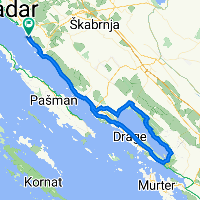 Bibinje - Vransko jezero - Bibinje