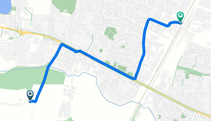 Elm Vale Cottage, Denmark Hill, Diss to Station Road, Diss