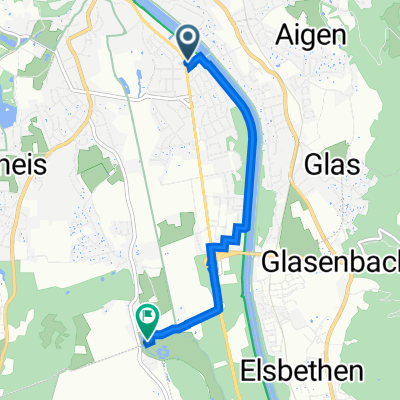 Anton-Steinhart-Straße 12, Salzburg nach Fürstenweg 37, Salzburg