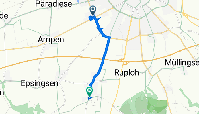 Rodingerweg 5, Soest nach Alte Dorfstraße 64, Soest