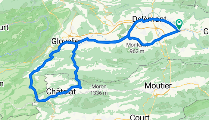 Vicques-Glovelier-Lajoux-Bellelay-Pichou-Vicques