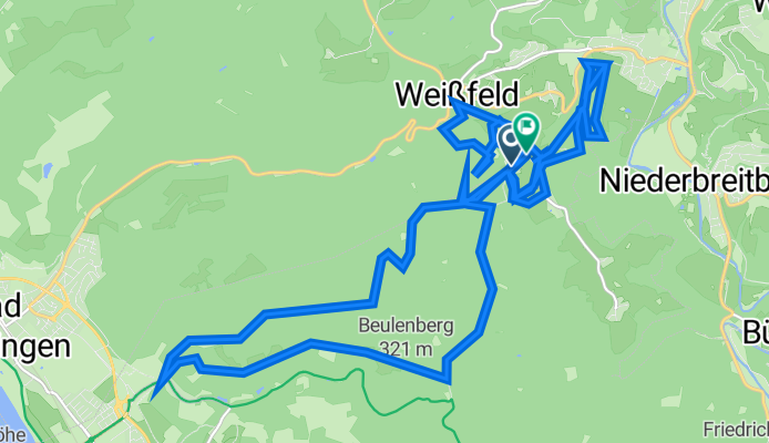 Dorfstraße 3, Hausen (Wied) nach Dorfstraße 10, Hausen (Wied)