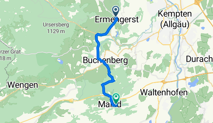 Am Dorfbach 4, Wiggensbach nach Helen 95 1/2, Waltenhofen