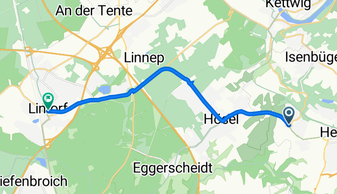 Lahnstraße 22, Heiligenhaus nach Speestraße 2, Ratingen