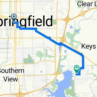 406 E Monroe St, Springfield to 3501 Buckeye Dr, Springfield