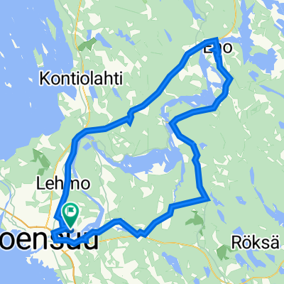 От Ranta-Mutalantie 87, Joensuu до Latolankatu 7, Joensuu