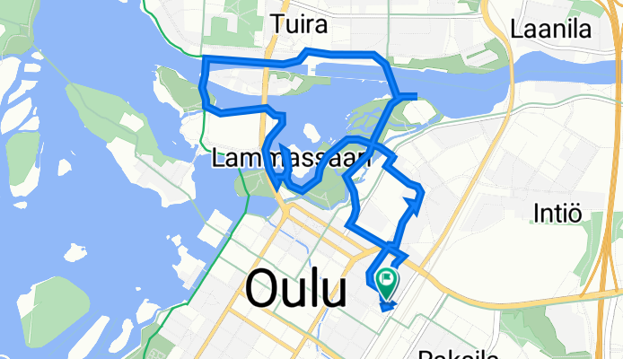 Asemakatu 30, Oulu to Asemakatu 28, Oulu