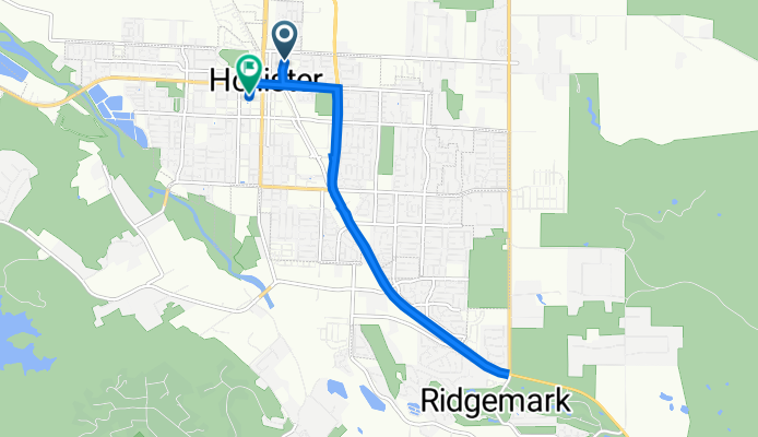 101 McCray St, Hollister to Wentz Alley, Hollister