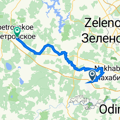 До Румянцево через истру