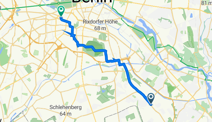 Neuköllner Straße 301, Berlin nach Karl-Heinrich-Ulrichs-Straße 12, Berlin