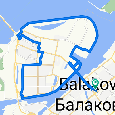 От улица 30 лет Победы 16, Балаково до улица Трнавская 1, Балаково