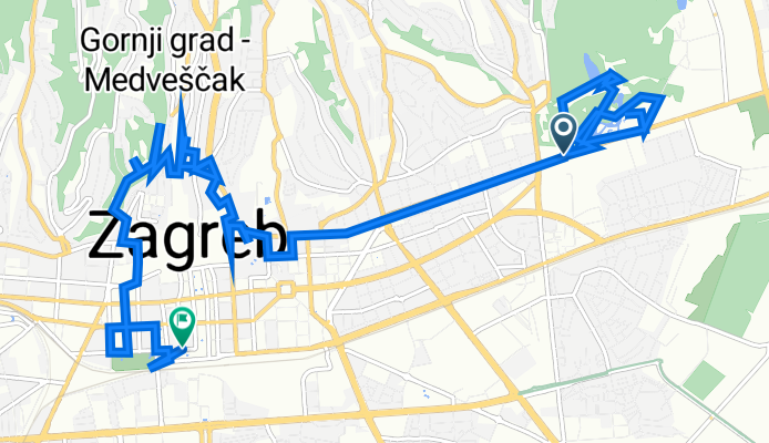 Maksimirski perivoj, Zagreb to Gajeva ulica 83, Virje