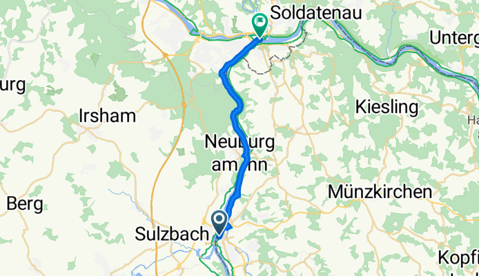 Leonhard-Kaiser-Weg 2, Schärding nach Zengergasse 1, Passau