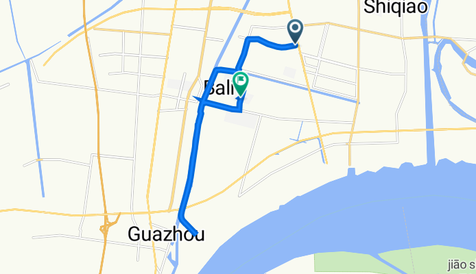 Jiulonghu Road, Yangzhou to Balizhen Jingang Garden Unit B Block 39, Yangzhou