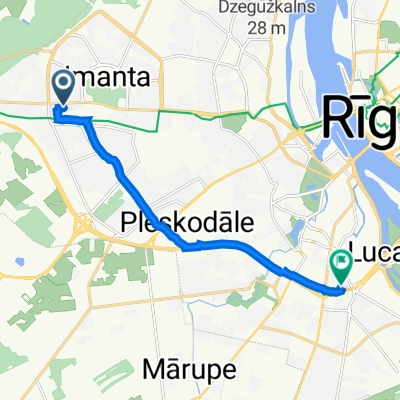 Jūrmalas gatve 96, Riga to Daudzeses iela 18, Riga