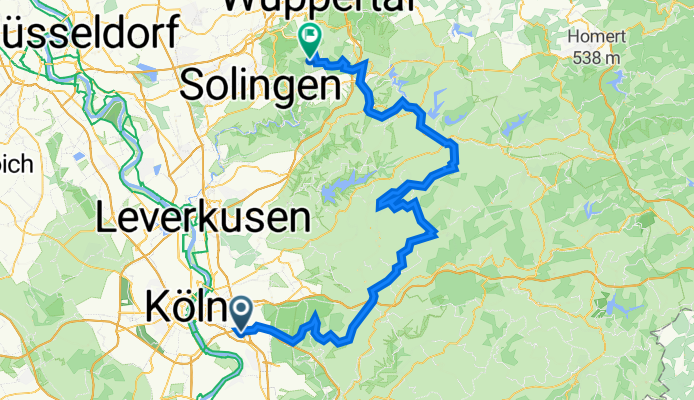 Köln Frankfurter Straße, Köln - Clemenshammer 42, Remscheid