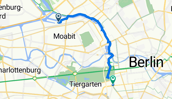 Westhaofenstraße 1, Berlin nach Leipziger Platz, Berlin