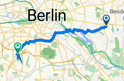 Route in der Bikemap App öffnen