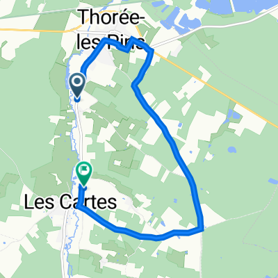 D 224, Thorée-les-Pins à 3 Lotissement du Parc, Thorée-les-Pins