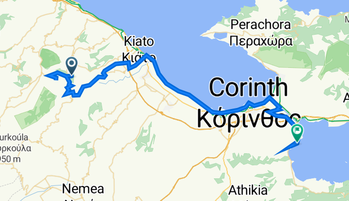 Οdos xoris onomasia, Korinthia nach Οdos xoris onomasia, Korinthia