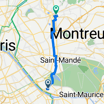 4 Rue du Président Kennedy, Charenton-le-Pont à 24 Rue des Bruyères, Les Lilas