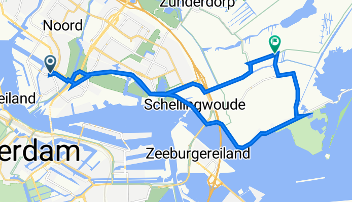 Mosplein 1, Amsterdam to Nieuwe Gouw 55, Amsterdam