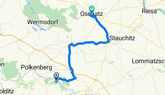Klosterbuch 3, Leisnig nach Sporerstraße 2, Oschatz
