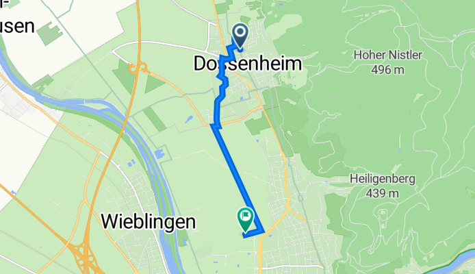 Silbershohl 14, Dossenheim nach Gewann Saubad 1, Heidelberg