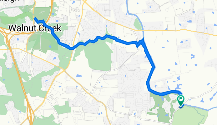 Auburn Knightdale Rd, Raleigh to Auburn Knightdale Rd, Raleigh