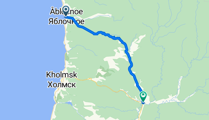 Yablochnoe - Pyzterechie (bear road)