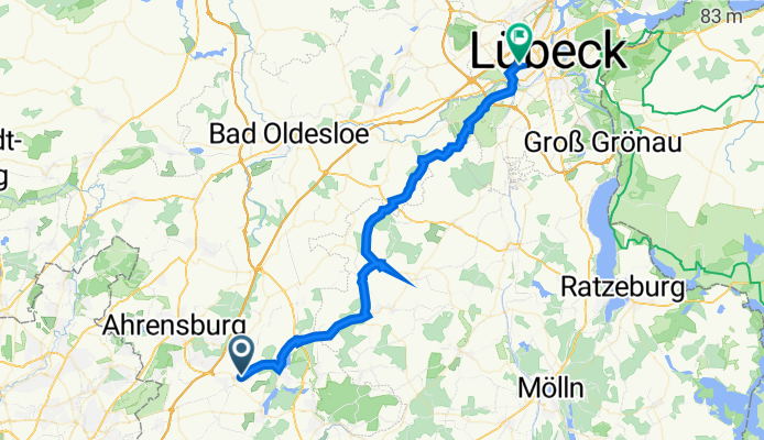 Wastenfelder Redder, Hoisdorf nach Klipperstraße 1, Lübeck