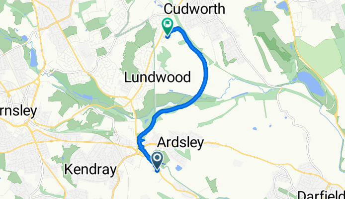 44–48 Wombwell Lane, Stairfoot, Barnsley to 72 Arundell Dr, Barnsley