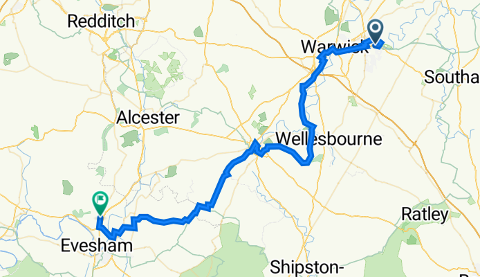 Leam Spa to Evesham